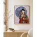 Japanese Girl in a Cherry Blossom Garden – Original Oil Painting by Marina Stognieva